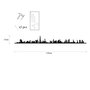 Wallity Dubai Skyline Escultura de Pared de Metal Negra